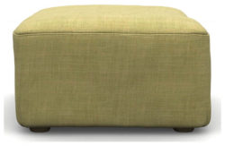 Heart of House Harrison Fabric Footstool - Olive